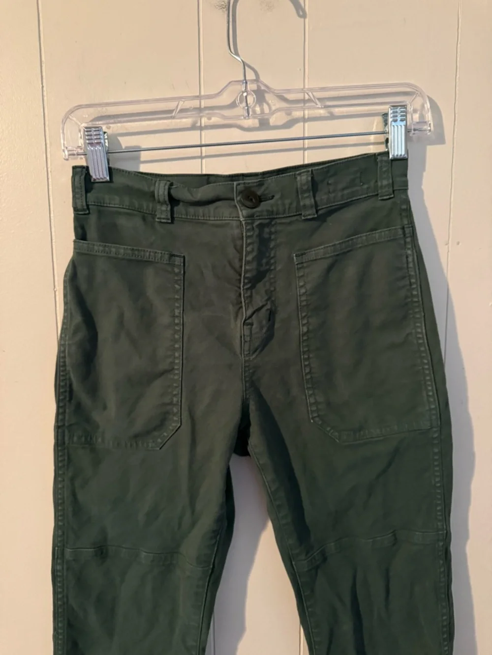Madewell Dark Olive Green Utility Cargo Pants - Picture 4 of 9